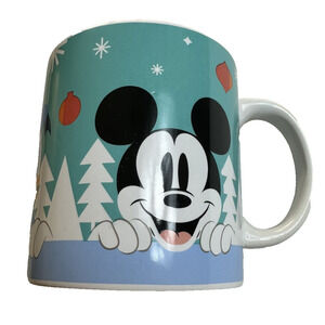Disney Zrike Christmas Holiday Mug Coffee Cup Mickey Mouse Donald Minnie